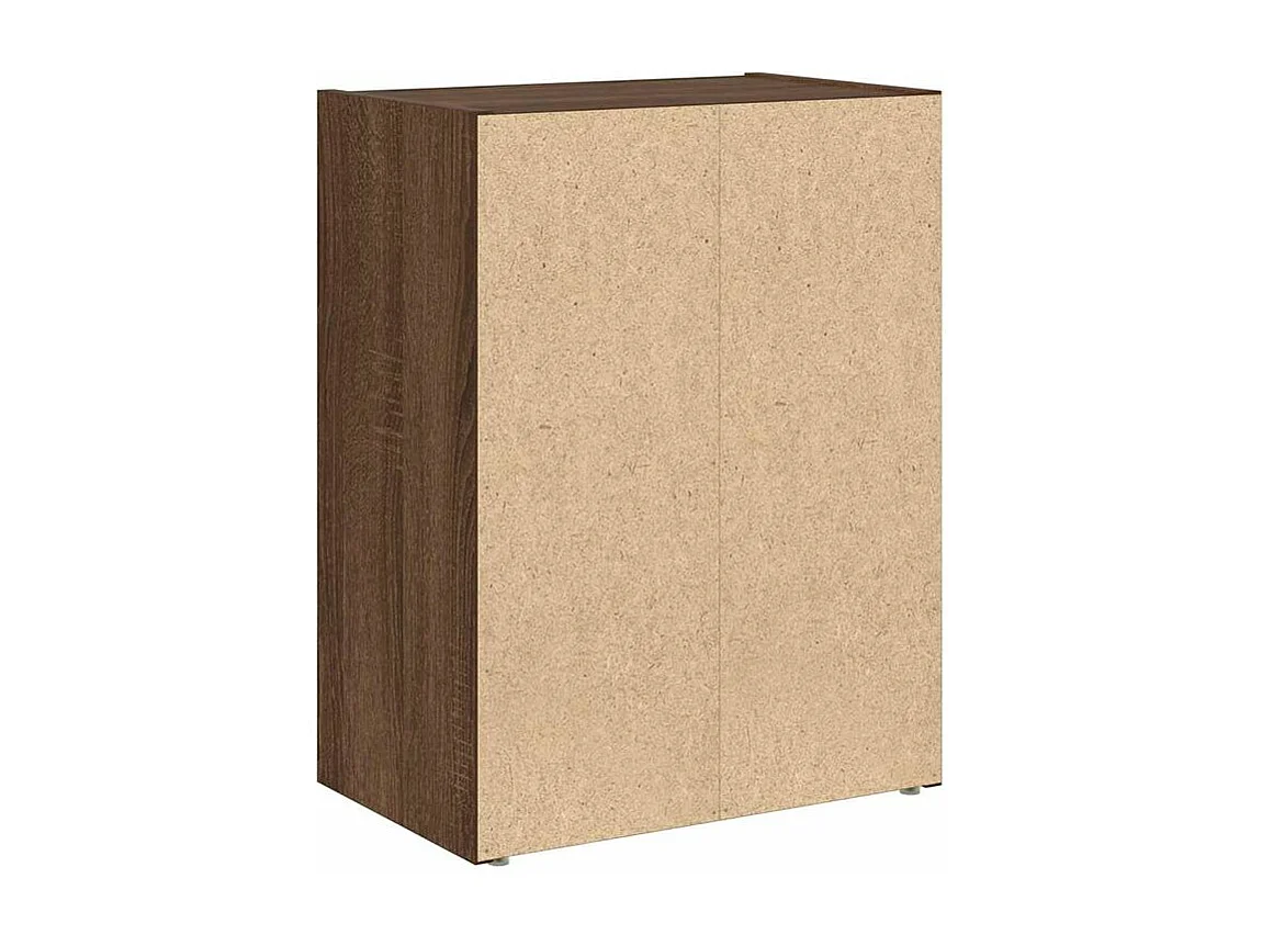 Bibliothèque chêne marron 40x24x52 bois d'ingénierie