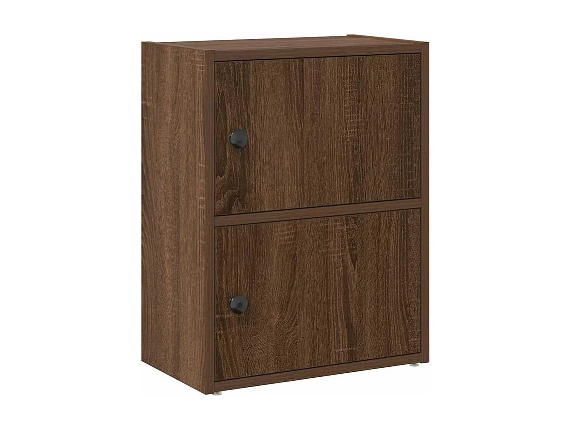 Bibliothèque chêne marron 40x24x52 bois d'ingénierie