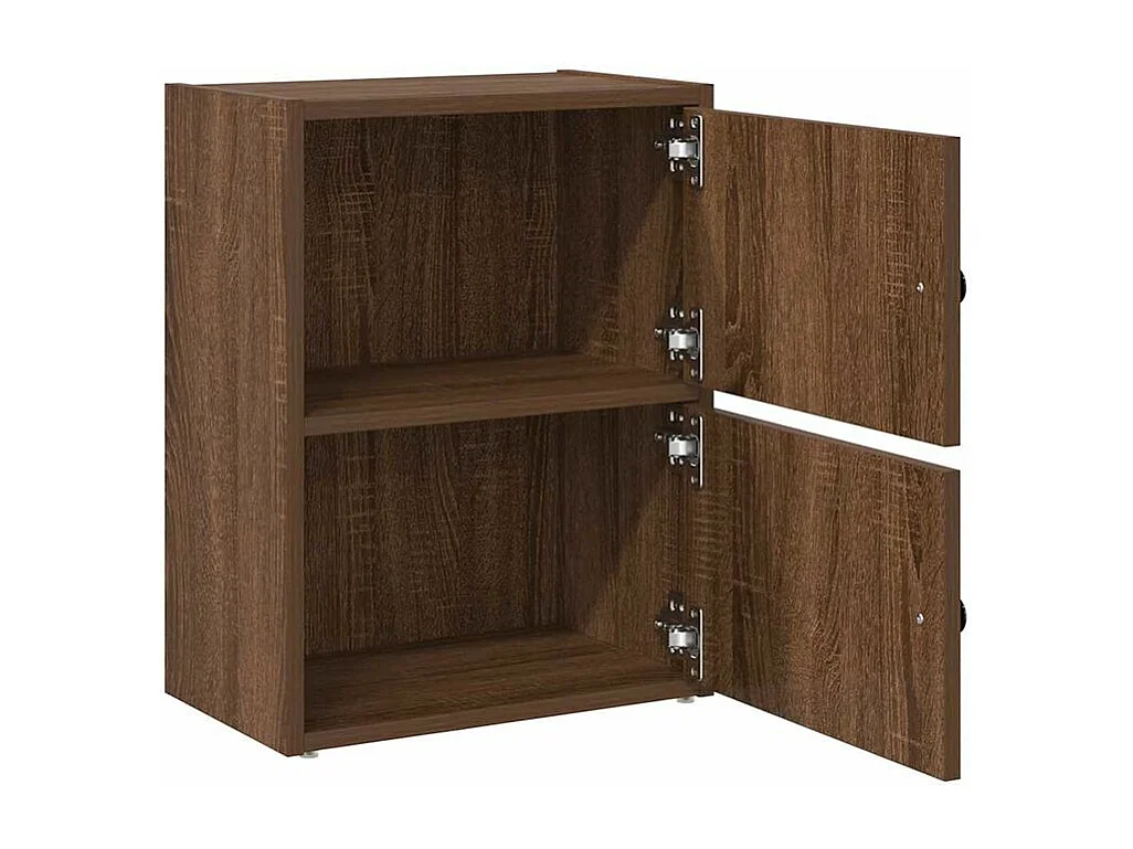 Bibliothèque chêne marron 40x24x52 bois d'ingénierie