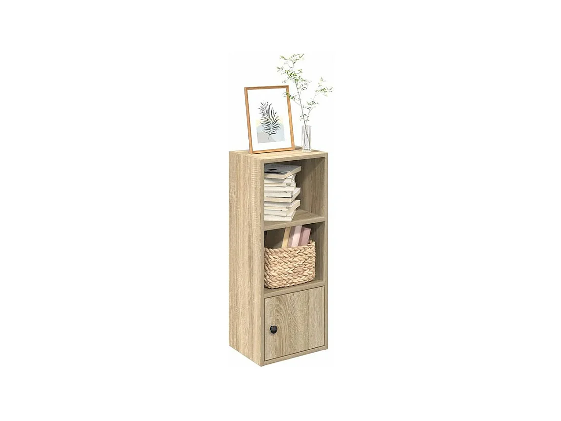 Bibliothèque chêne sonoma 31x24x77 bois d'ingénierie