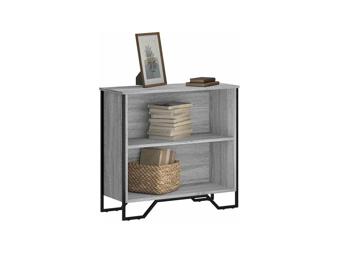 Bibliothèque sonoma gris 80x31x74,5 bois d'ingénierie