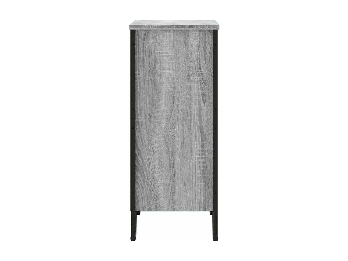 Bibliothèque sonoma gris 80x31x74,5 bois d'ingénierie