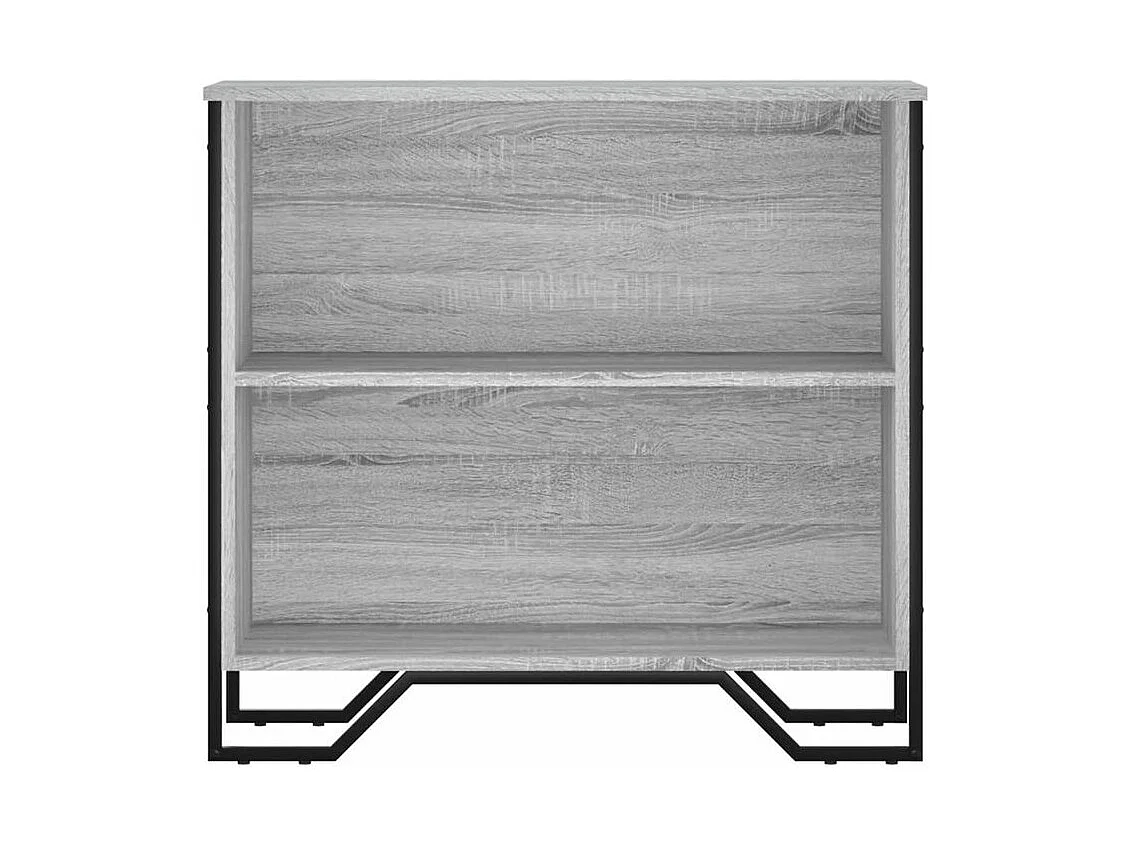 Bibliothèque sonoma gris 80x31x74,5 bois d'ingénierie