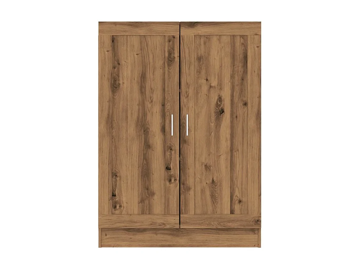 Bibliothèque chêne artisanal 82,5x30,5x115 bois d'ingénierie