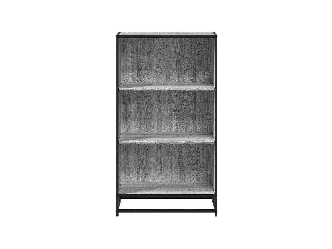 Bibliothèque sonoma gris 60x35x107,5 bois d'ingénierie