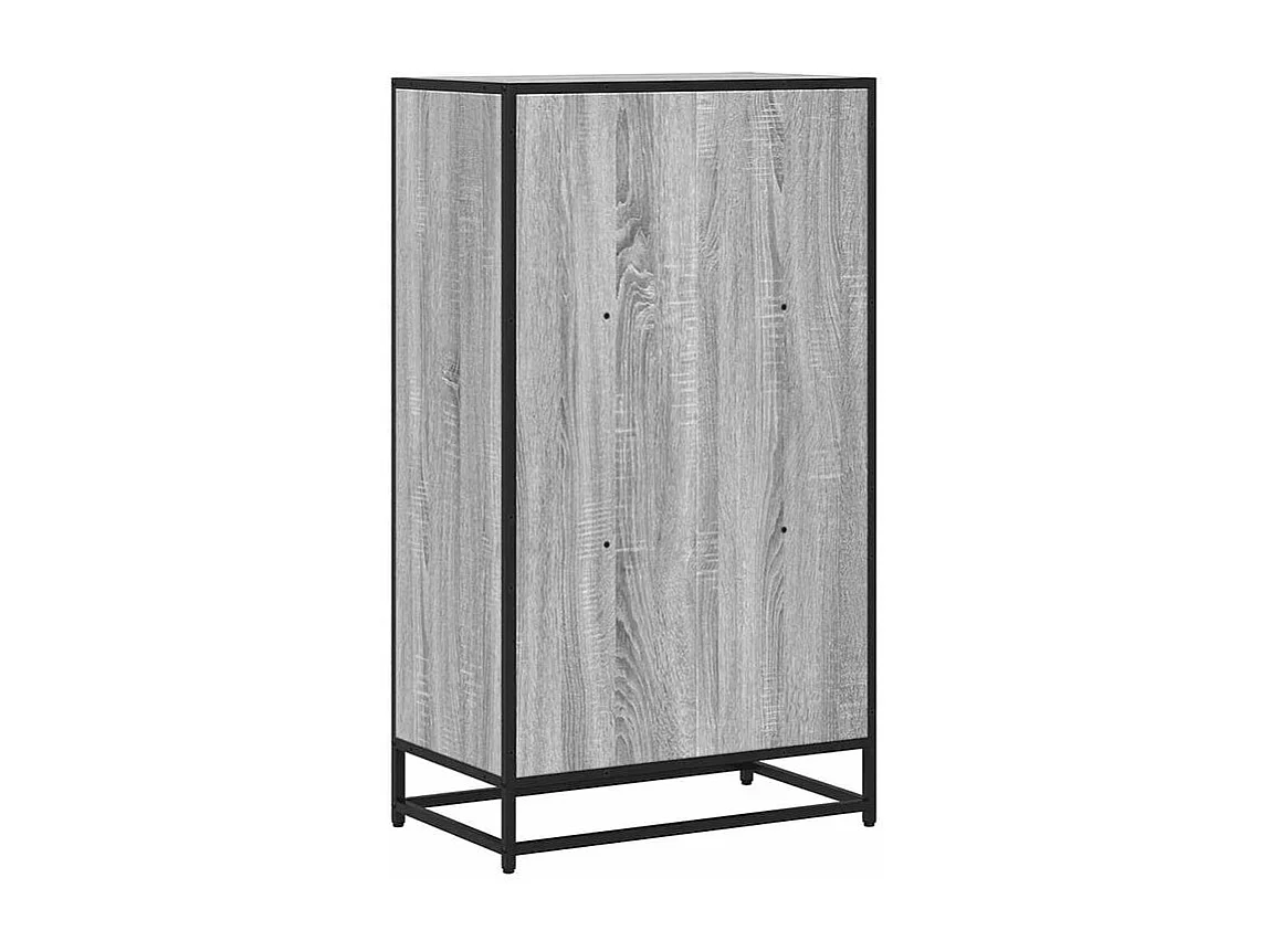 Bibliothèque sonoma gris 60x35x107,5 bois d'ingénierie