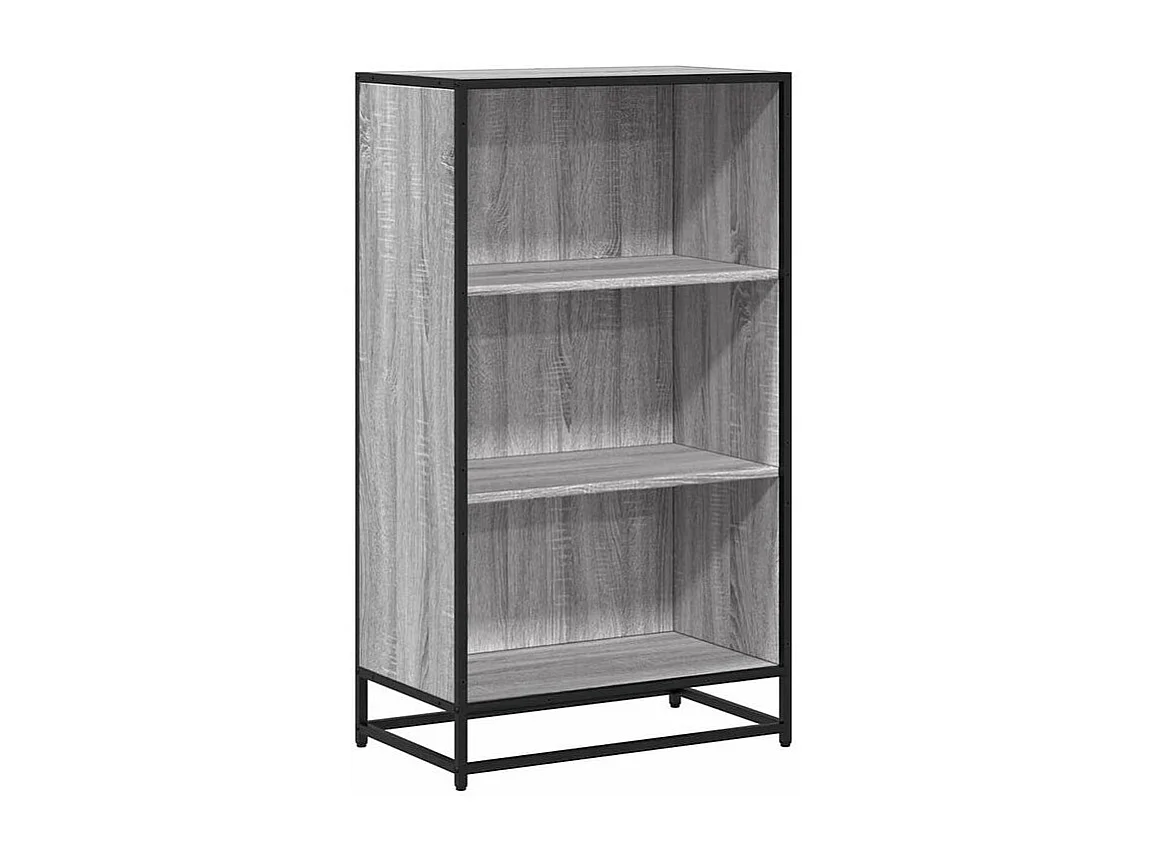 Bibliothèque sonoma gris 60x35x107,5 bois d'ingénierie