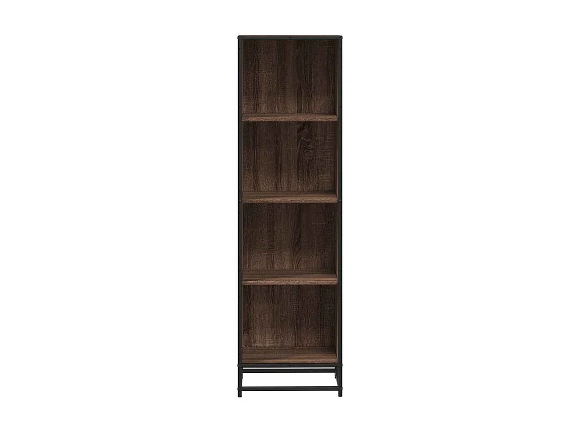 Bibliothèque chêne marron 40x35x139 bois d'ingénierie