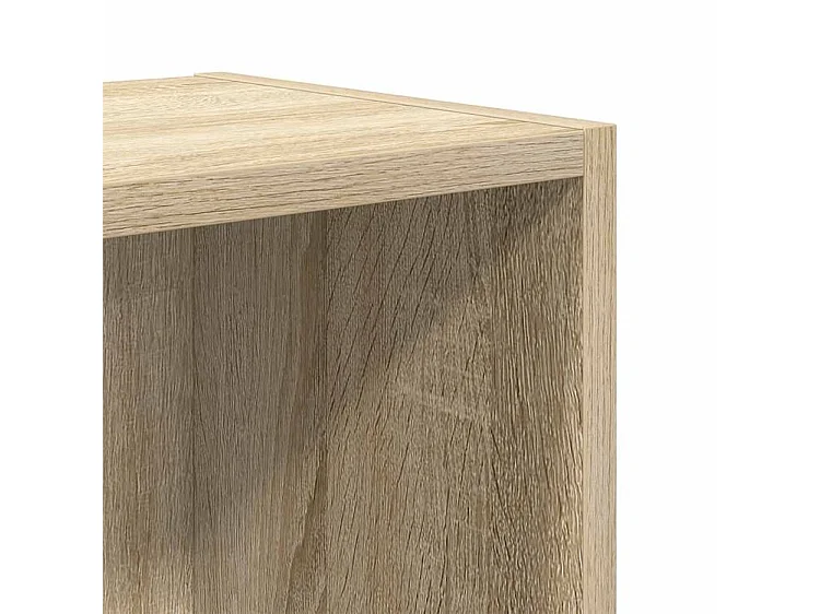 Bibliothèque chêne sonoma 31x24x52 bois d'ingénierie