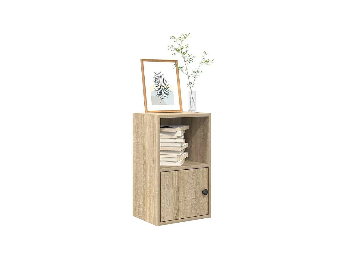Bibliothèque chêne sonoma 31x24x52 bois d'ingénierie