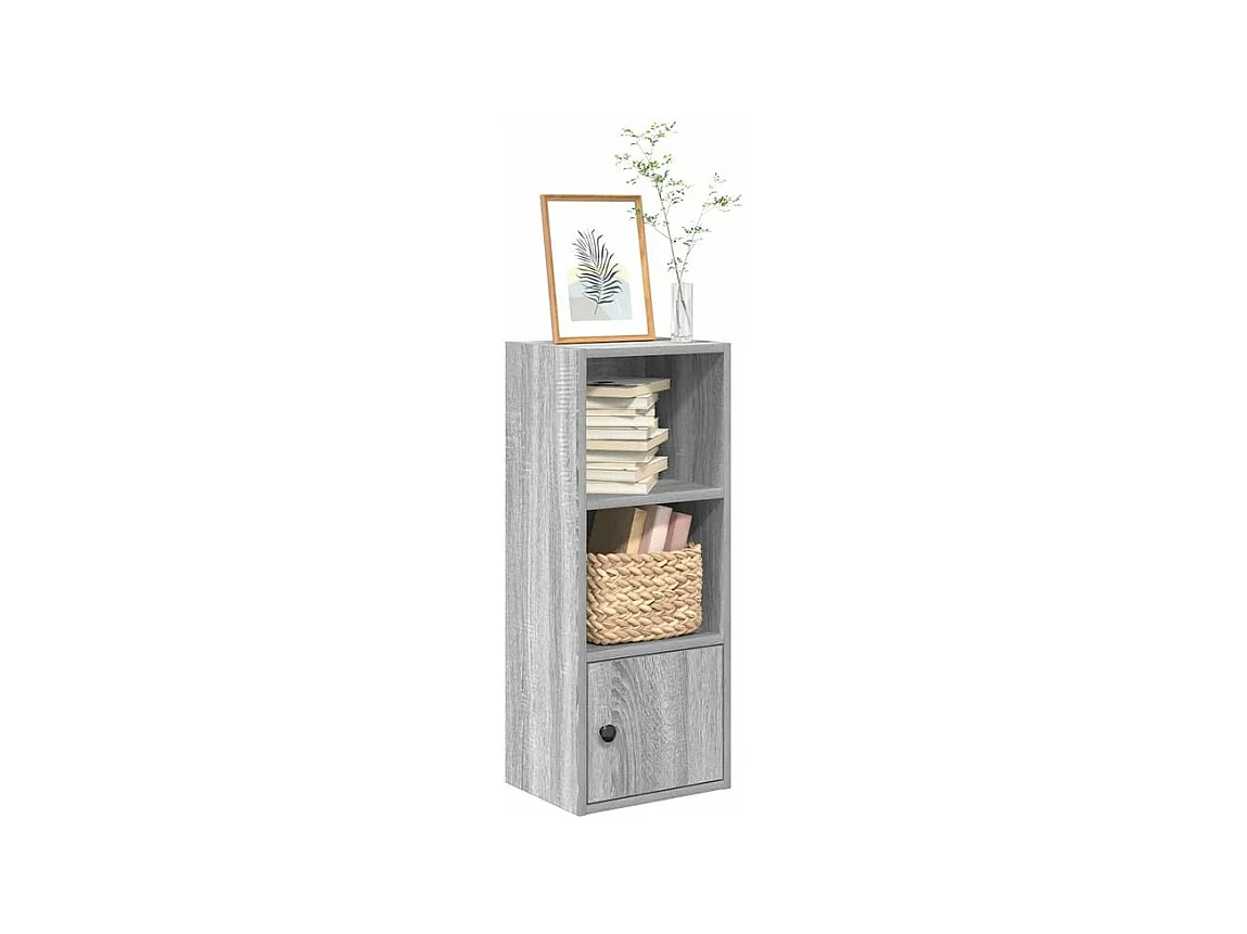 Bibliothèque sonoma gris 31x24x77 bois d'ingénierie