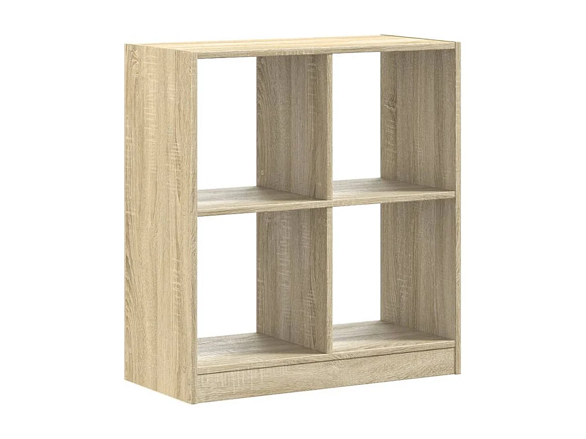 Bibliothèque chêne sonoma 68,5x32x75 bois d'ingénierie