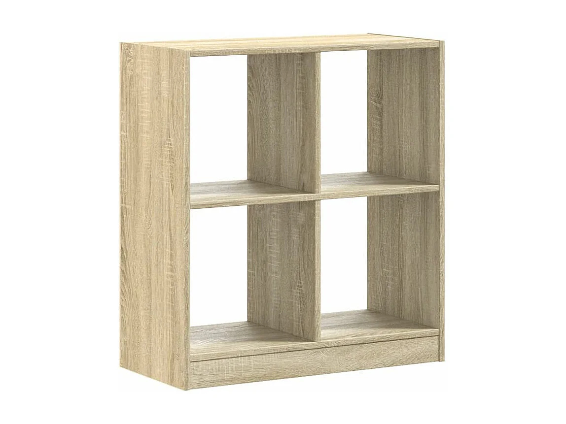 Bibliothèque chêne sonoma 68,5x32x75 bois d'ingénierie