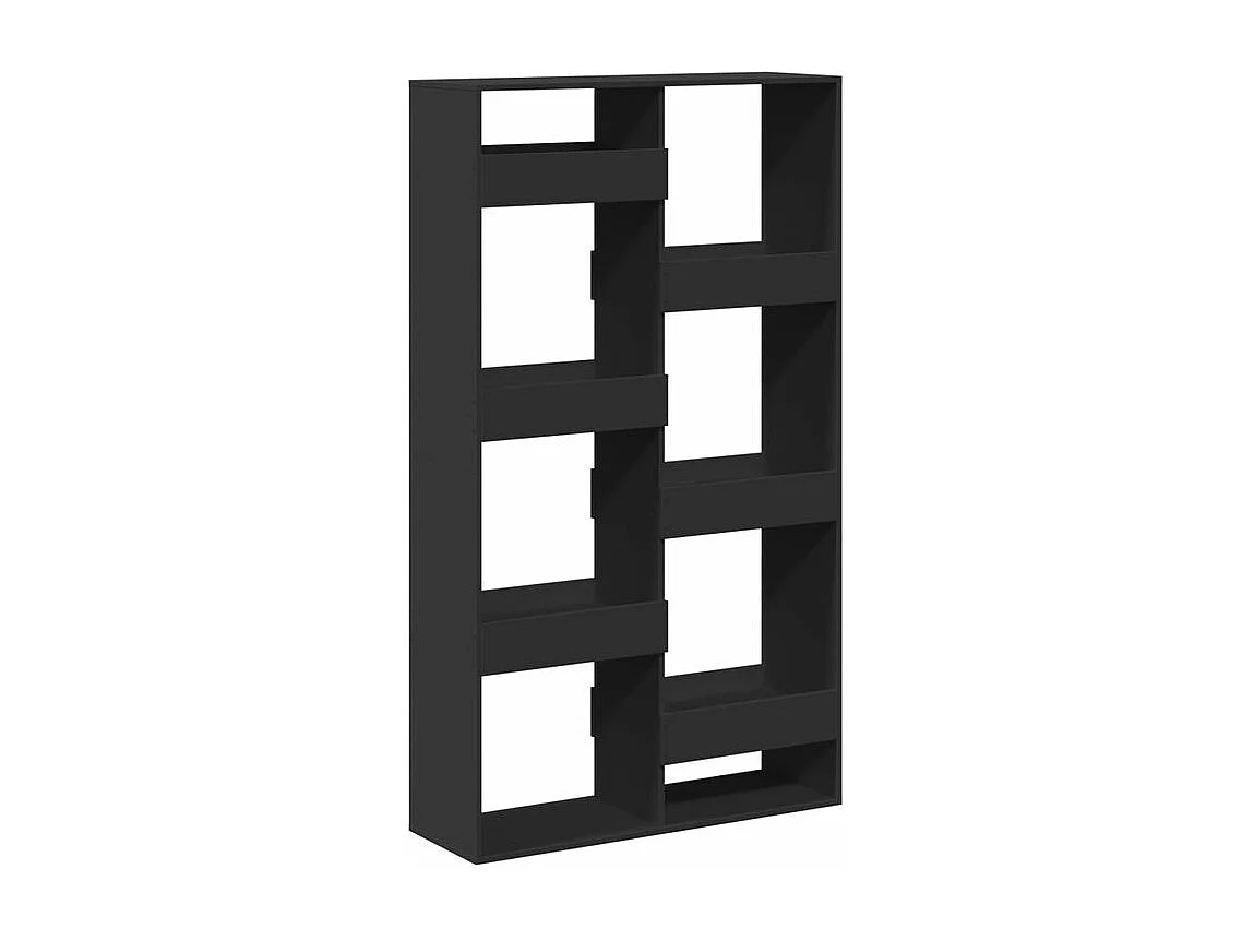 Bibliothèque noir 100x33x175 bois d'ingénierie