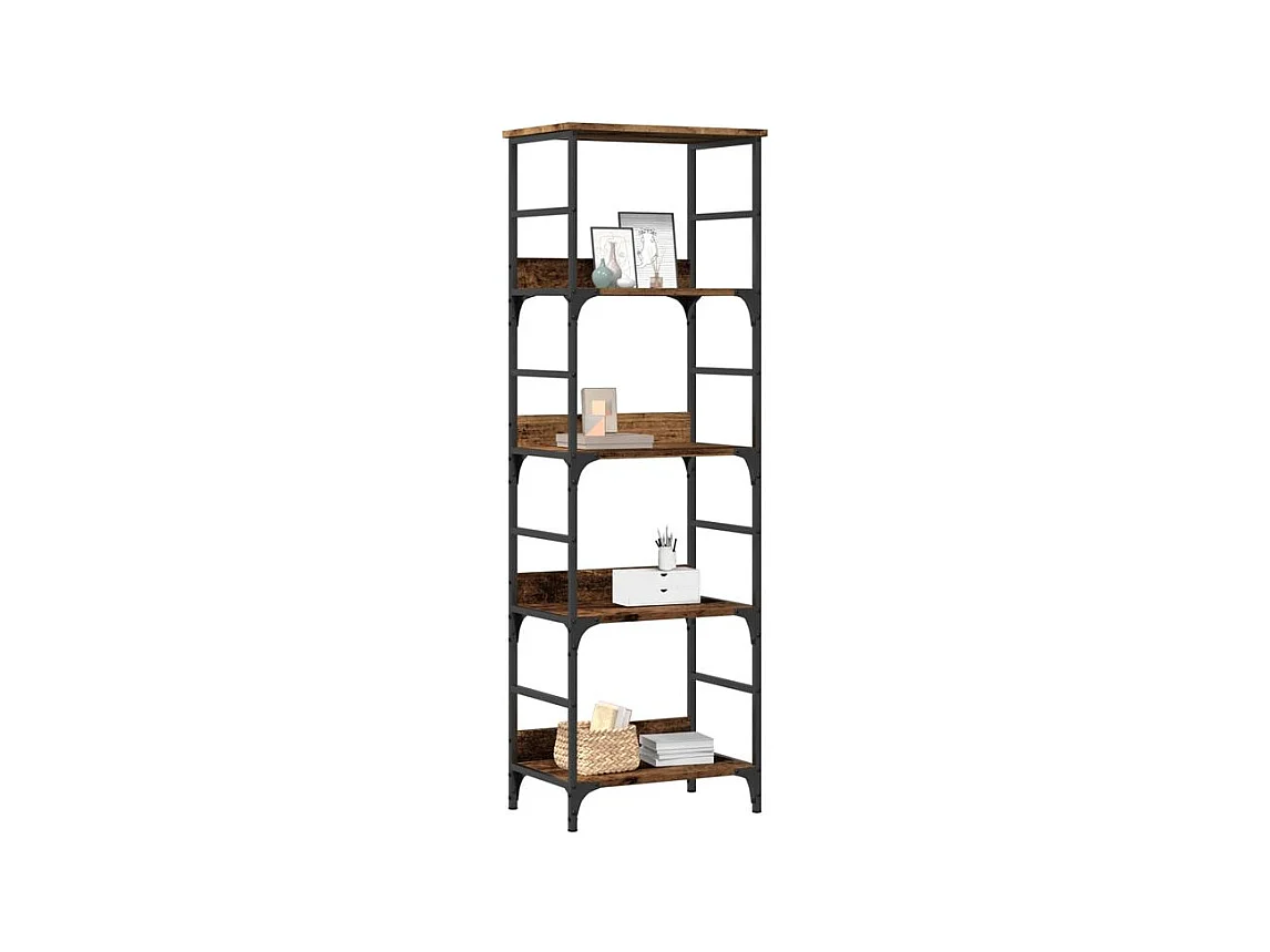 Bibliothèque vieux bois 50x33x153 bois d'ingénierie