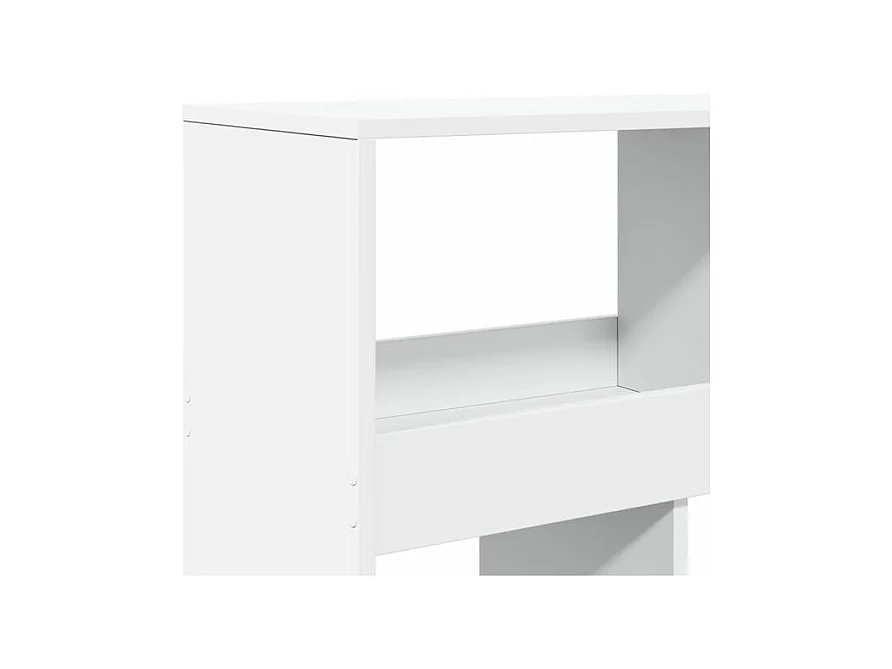 Bibliothèque blanc 100x33x125,5 bois d'ingénierie