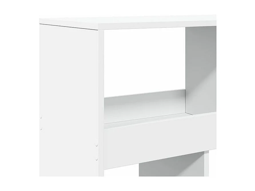 Bibliothèque blanc 100x33x125,5 bois d'ingénierie