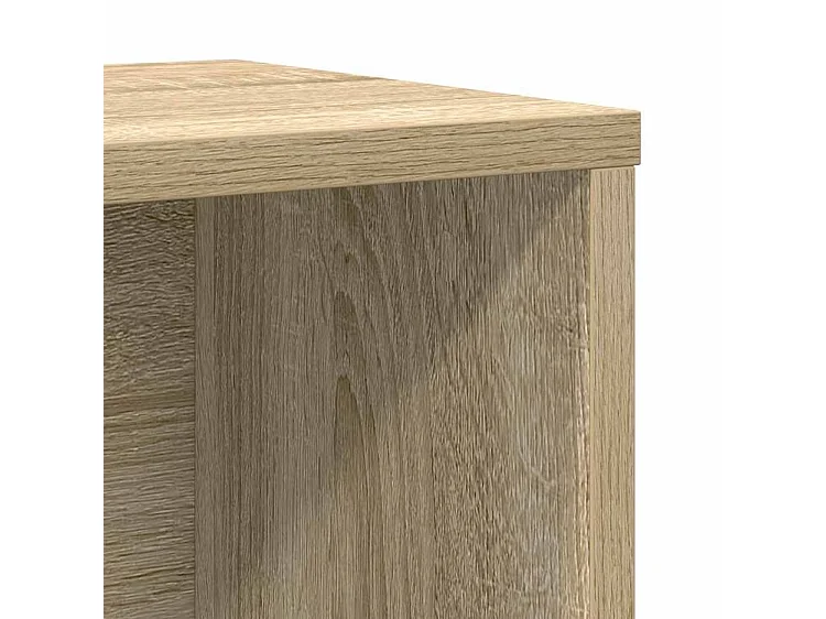 Bibliothèque chêne sonoma 60x24x85 bois d'ingénierie