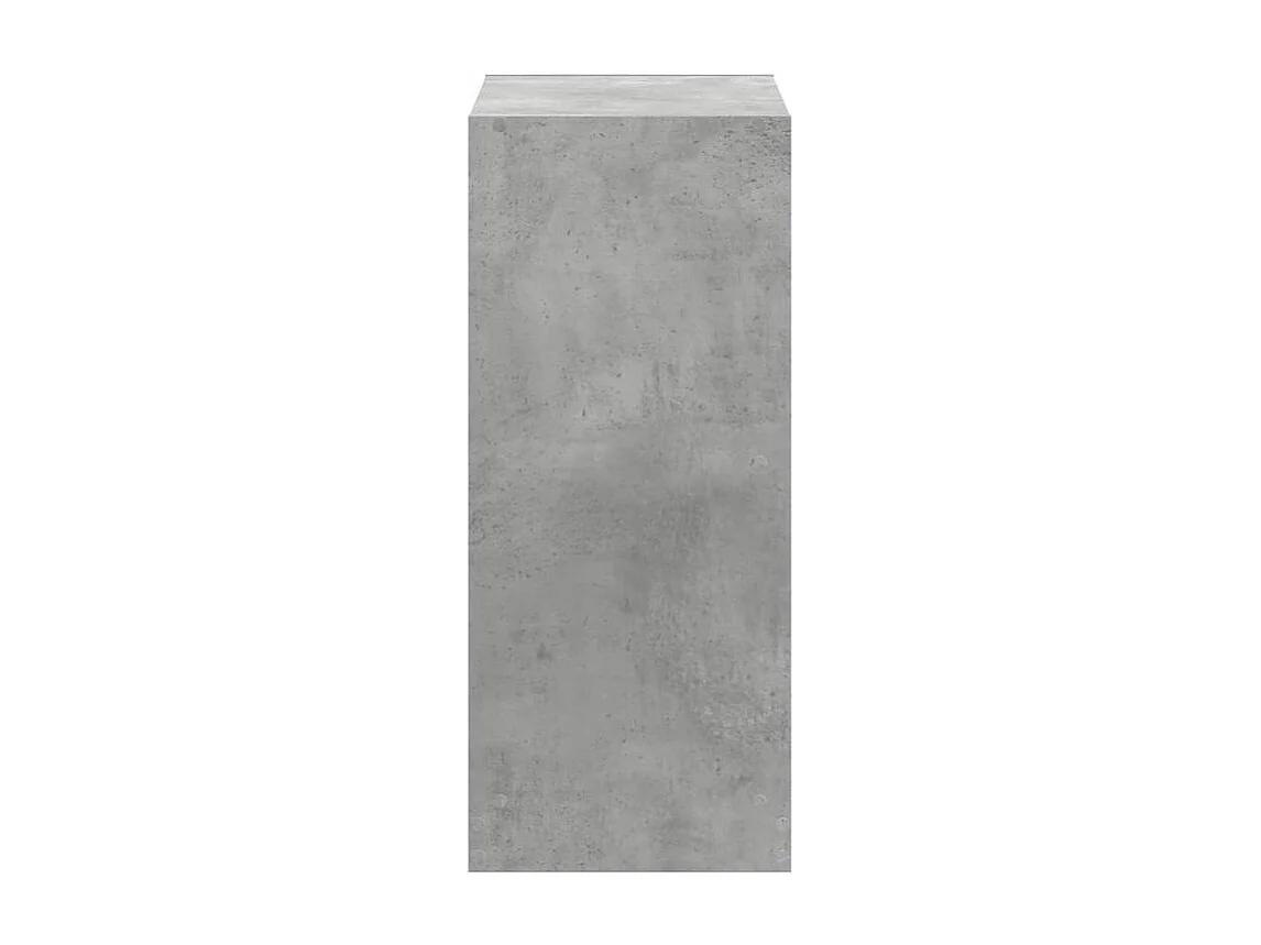 Bibliothèque gris béton 68,5x32x75 bois d'ingénierie