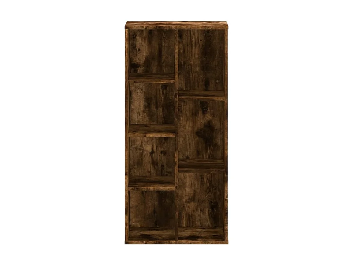 Bibliothèque chêne fumé 50x25x105 bois d'ingénierie