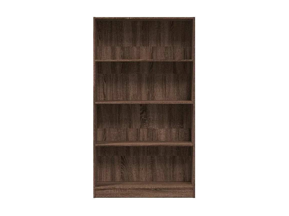 Bibliothèque chêne marron 80x24x143 bois d'ingénierie