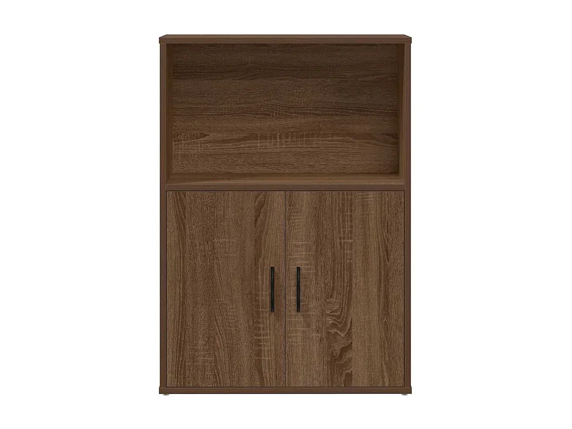 Bibliothèque chêne marron 60x24x85 bois d'ingénierie