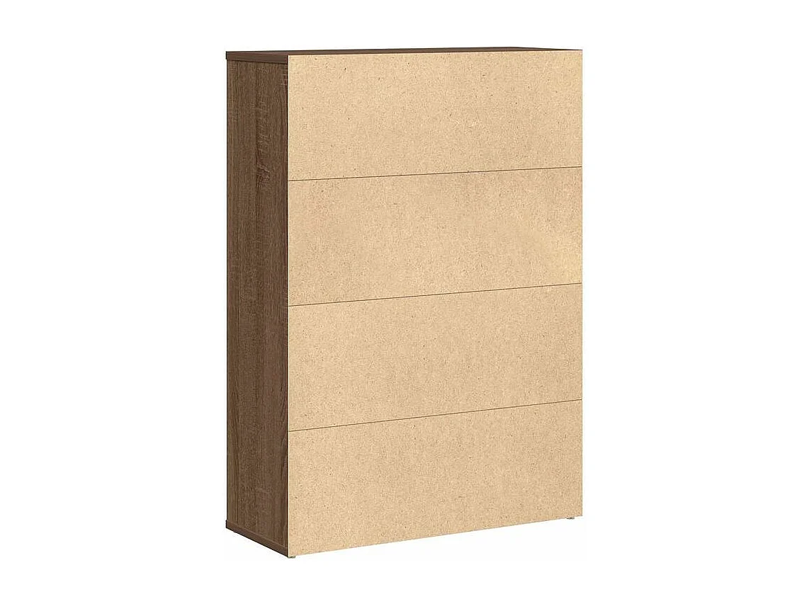 Bibliothèque chêne marron 60x24x85 bois d'ingénierie