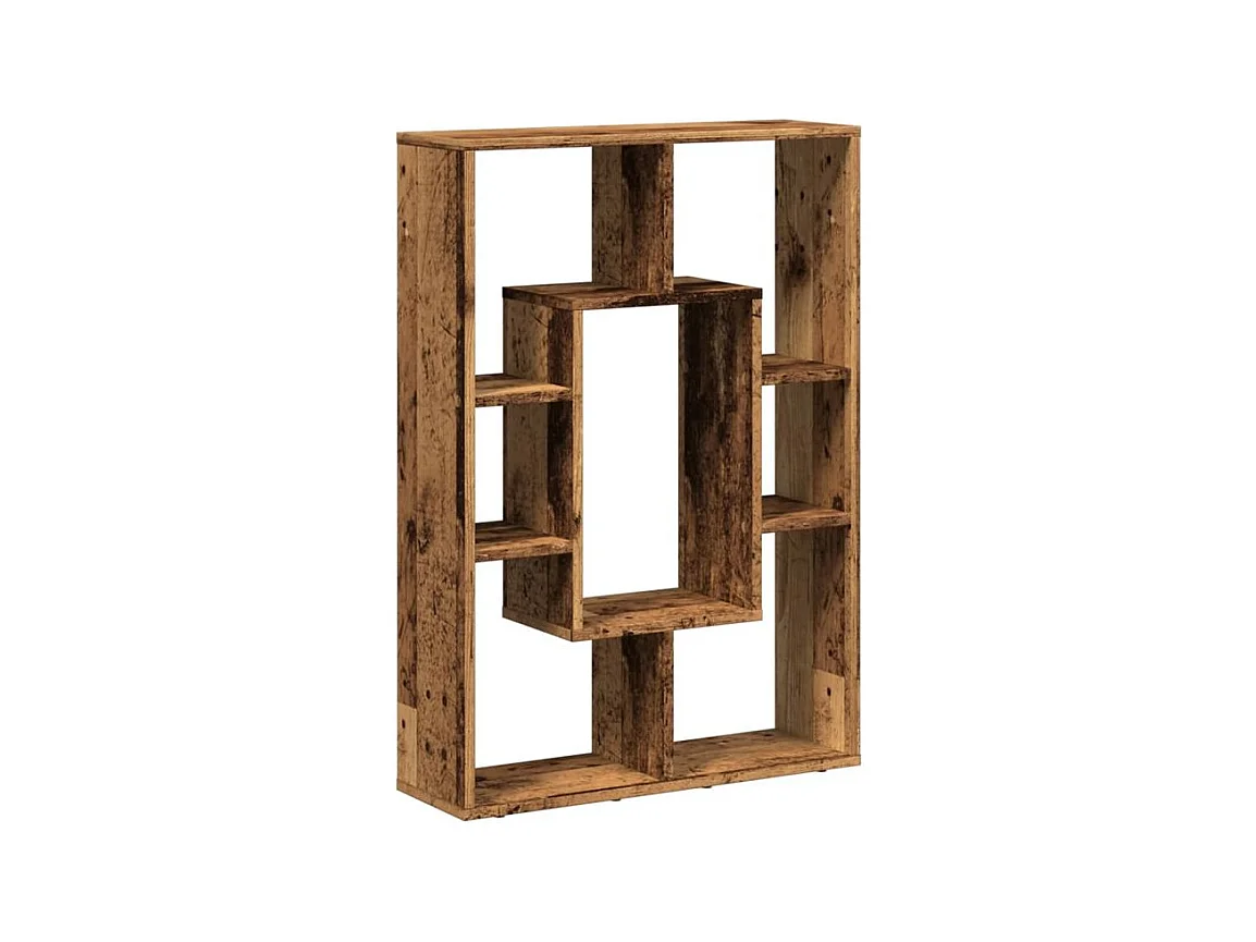 Petite bibliothèque modulable Loza 63cm - Verticale ou horizontale-Couleur Marron noisette