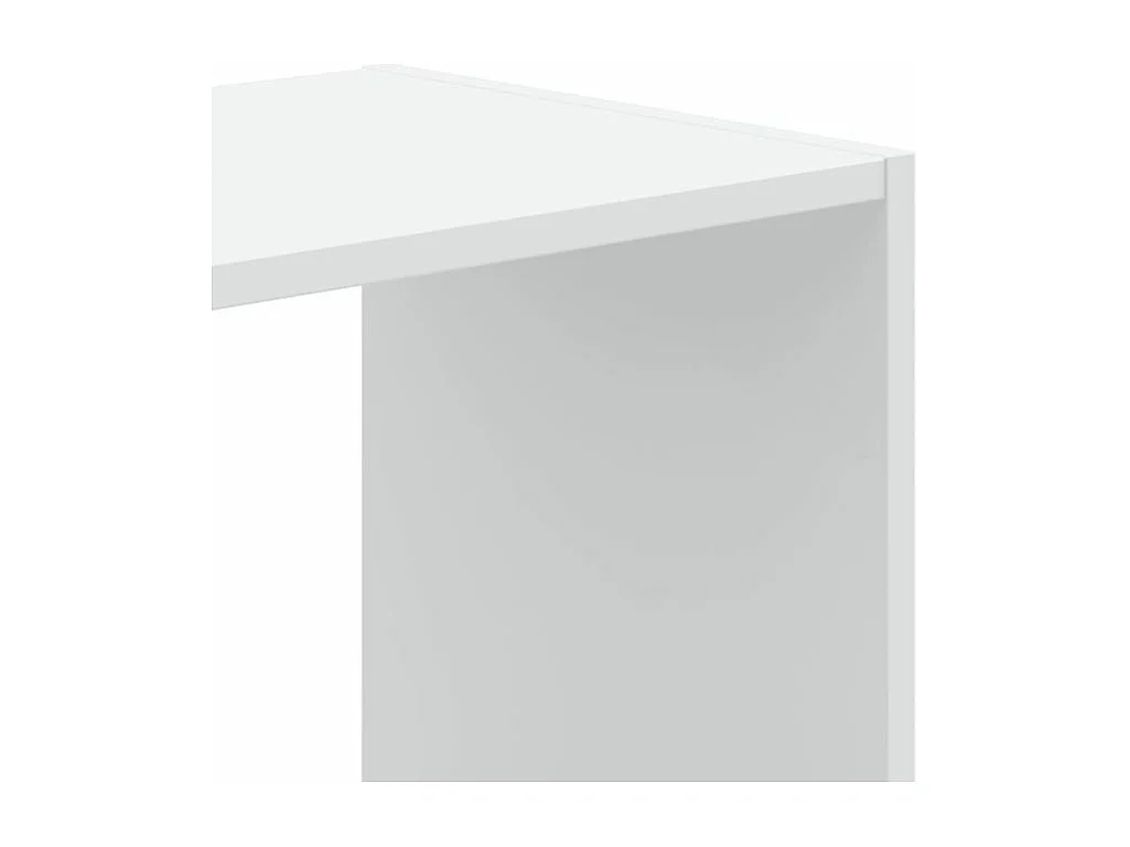 Bibliothèque blanc 68,5x32x68,5 bois d'ingénierie