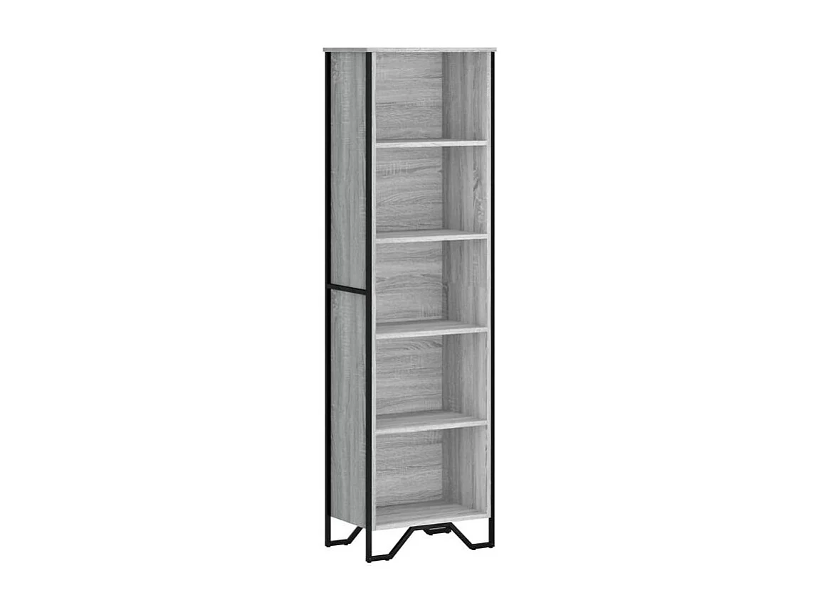 Bibliothèque sonoma gris 50x31x169 bois d'ingénierie