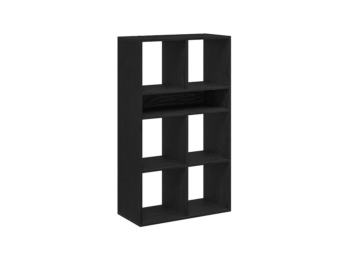 Bibliothèque noir 66x31x112 bois d'ingénierie