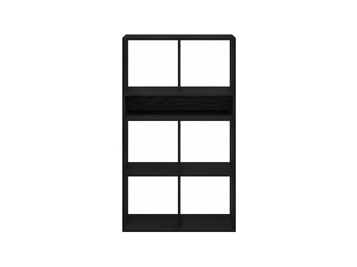 Bibliothèque noir 66x31x112 bois d'ingénierie