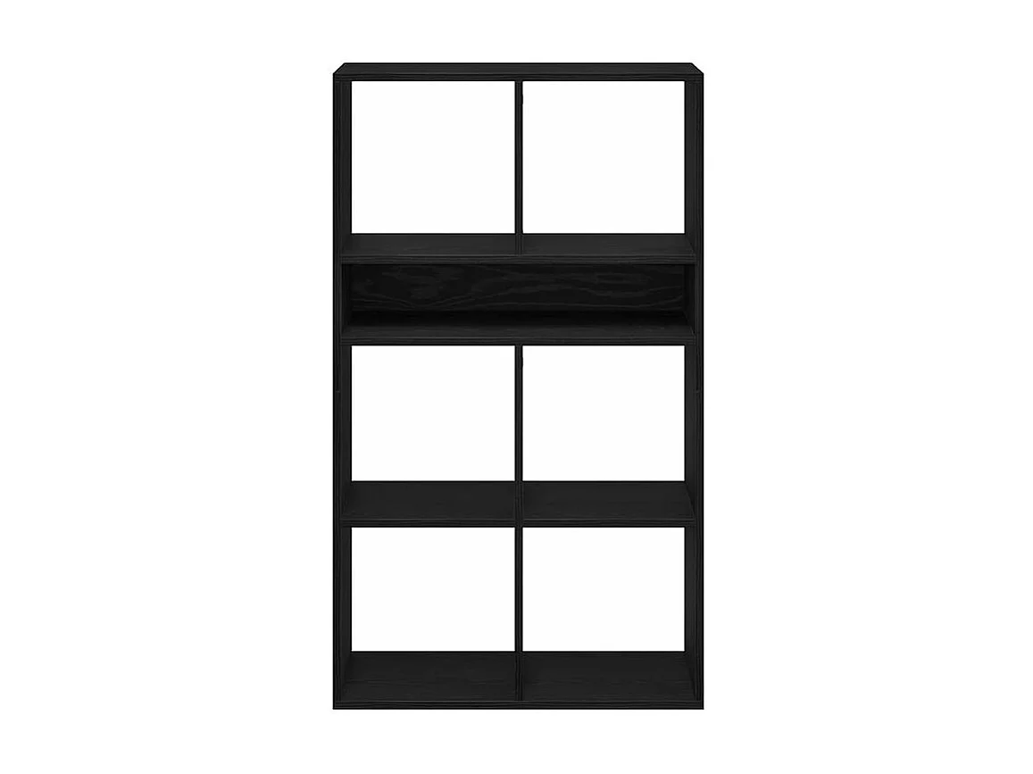 Bibliothèque noir 66x31x112 bois d'ingénierie