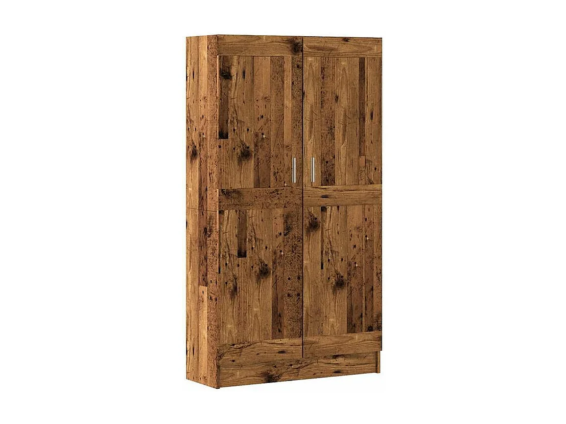 Bibliothèque vieux bois 82,5x30,5x150 bois d'ingénierie