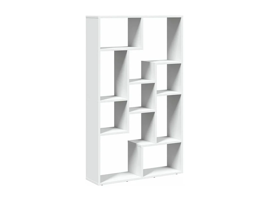 Bibliothèque blanc 72x20x120 bois d'ingénierie