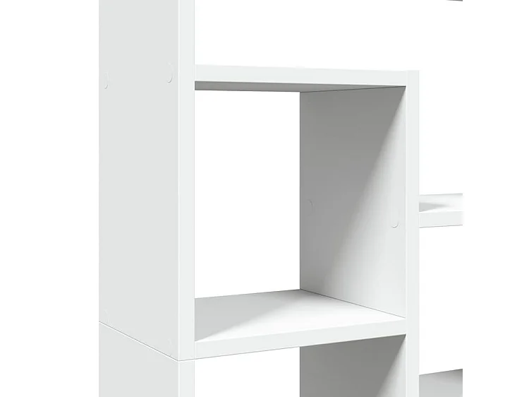 Bibliothèque blanc 72x20x120 bois d'ingénierie