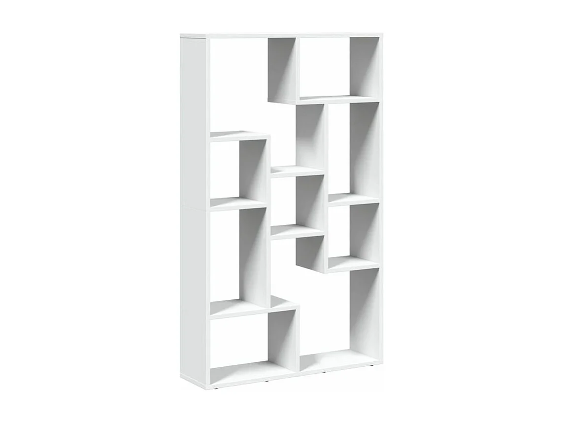 Bibliothèque blanc 72x20x120 bois d'ingénierie