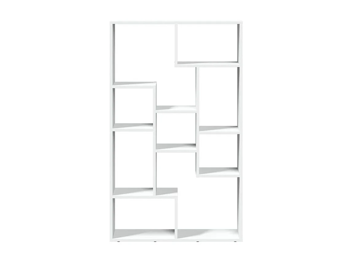 Bibliothèque blanc 72x20x120 bois d'ingénierie