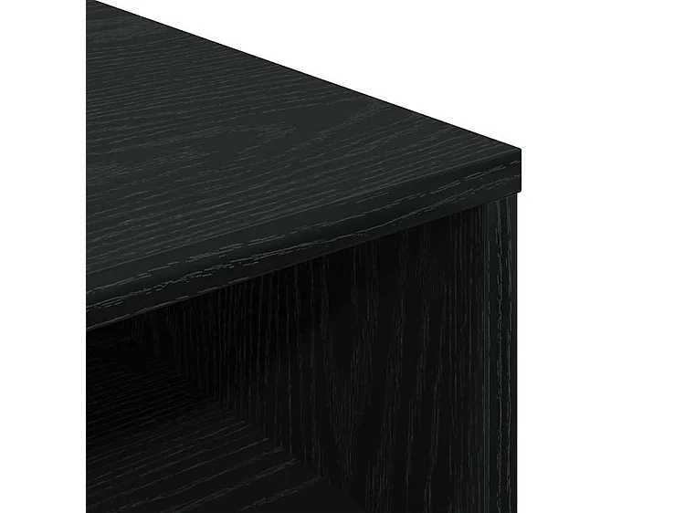 Bibliothèque noir 34x31x80 bois d'ingénierie