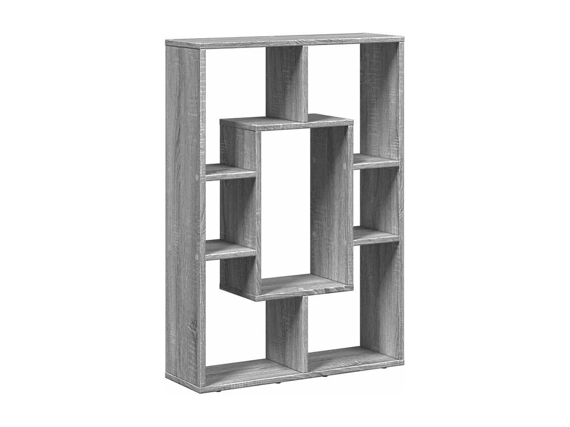 Petite bibliothèque modulable Loza 63cm - Verticale ou horizontale-Couleur Chêne gris