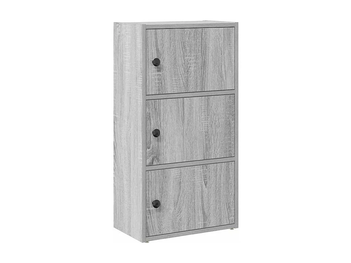 Bibliothèque sonoma gris 40x24x77 bois d'ingénierie