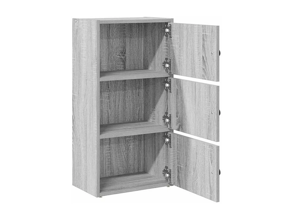 Bibliothèque sonoma gris 40x24x77 bois d'ingénierie