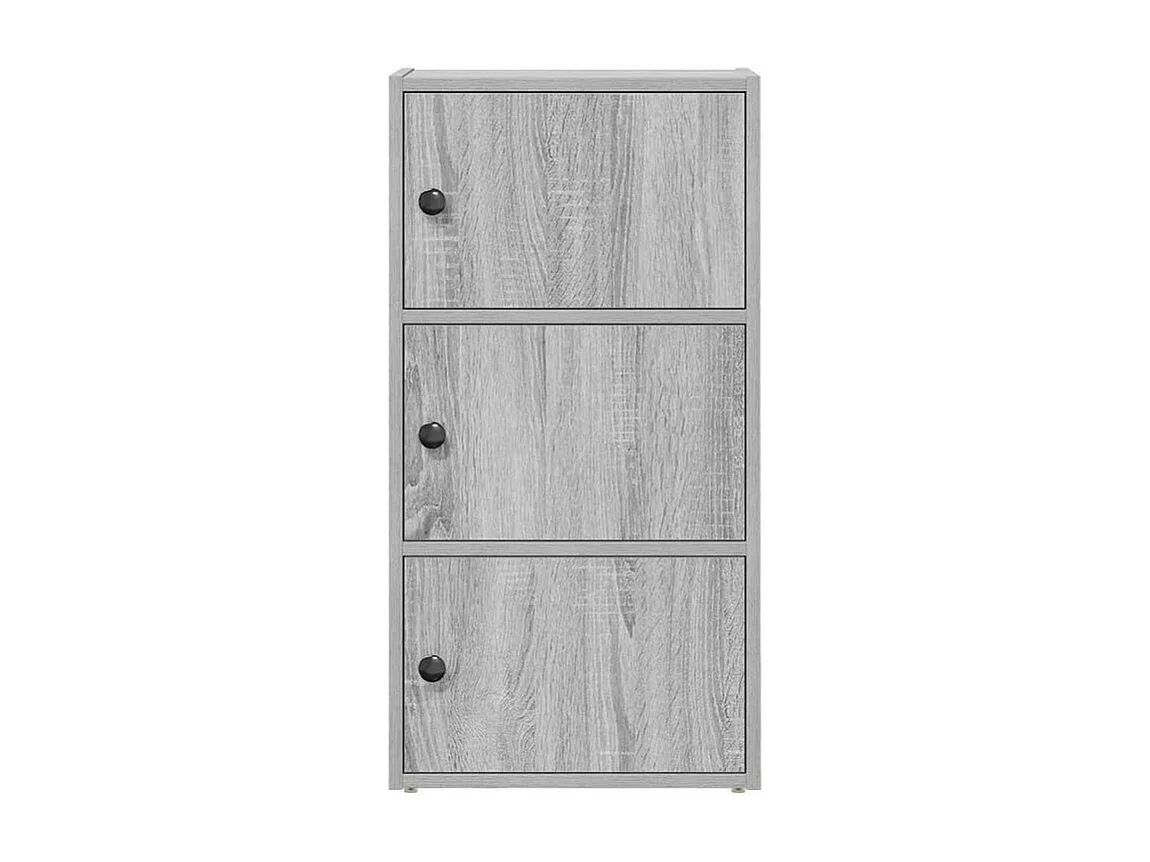 Bibliothèque sonoma gris 40x24x77 bois d'ingénierie