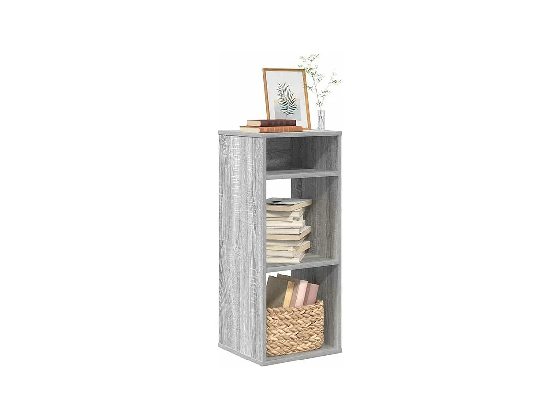 Bibliothèque sonoma gris 34x31x80 bois d'ingénierie