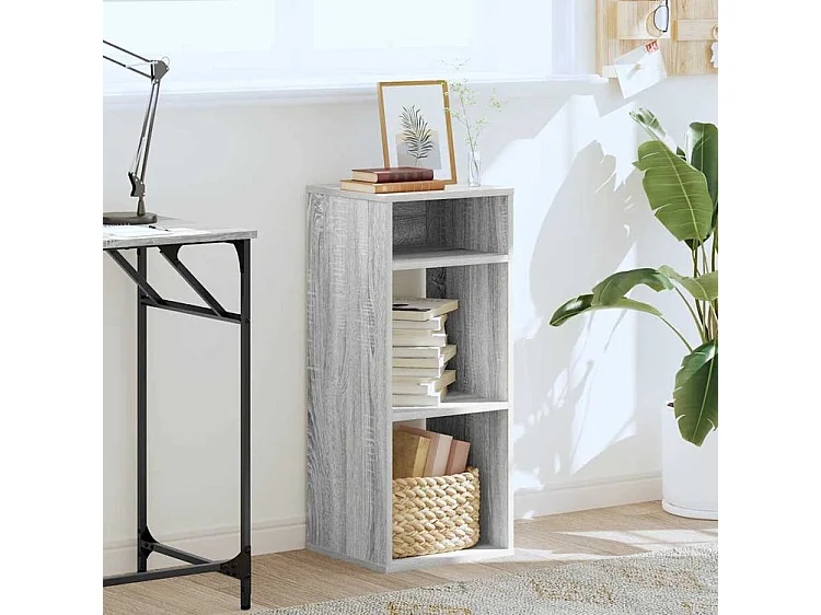 Bibliothèque sonoma gris 34x31x80 bois d'ingénierie