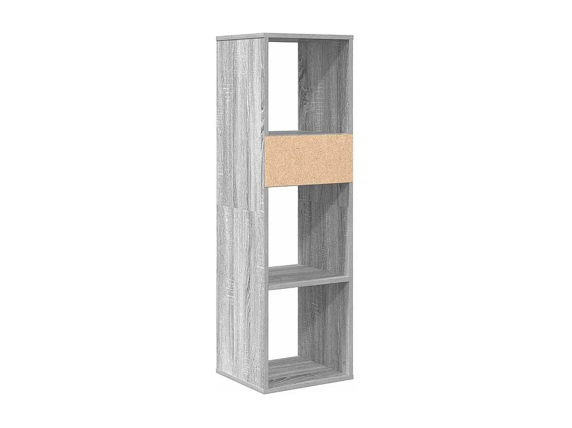 Bibliothèque sonoma gris 34x31x112 bois d'ingénierie