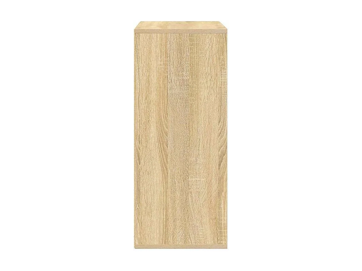 Bibliothèque chêne sonoma 60x30x71,5 bois d'ingénierie