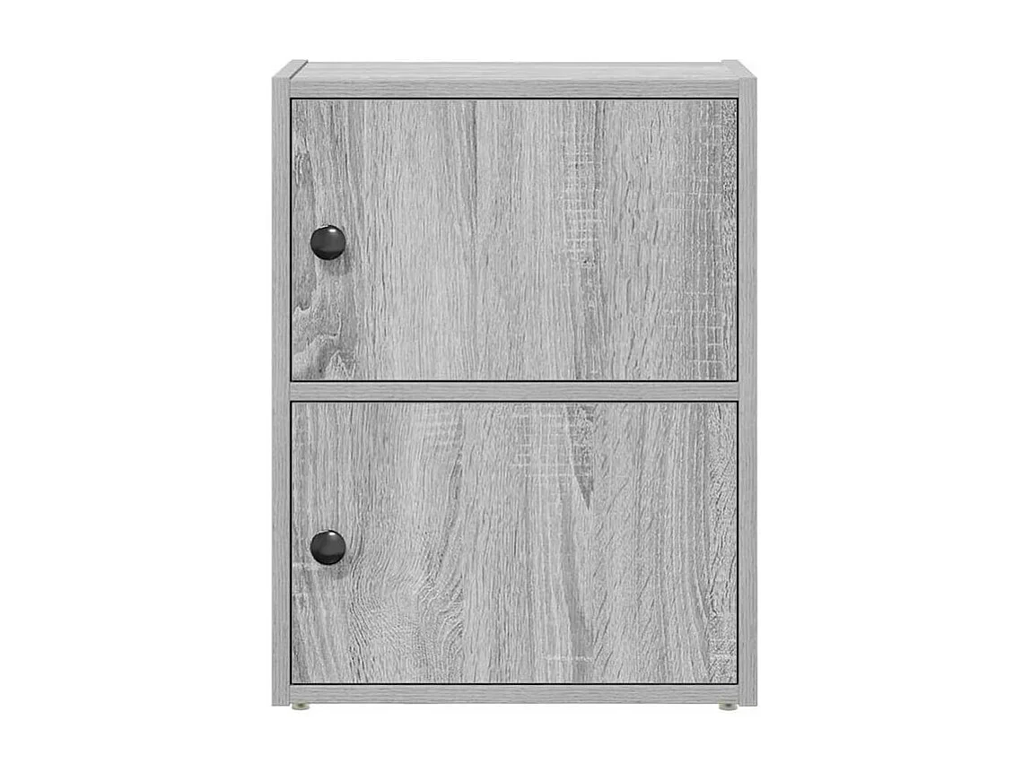 Bibliothèque sonoma gris 40x24x52 bois d'ingénierie