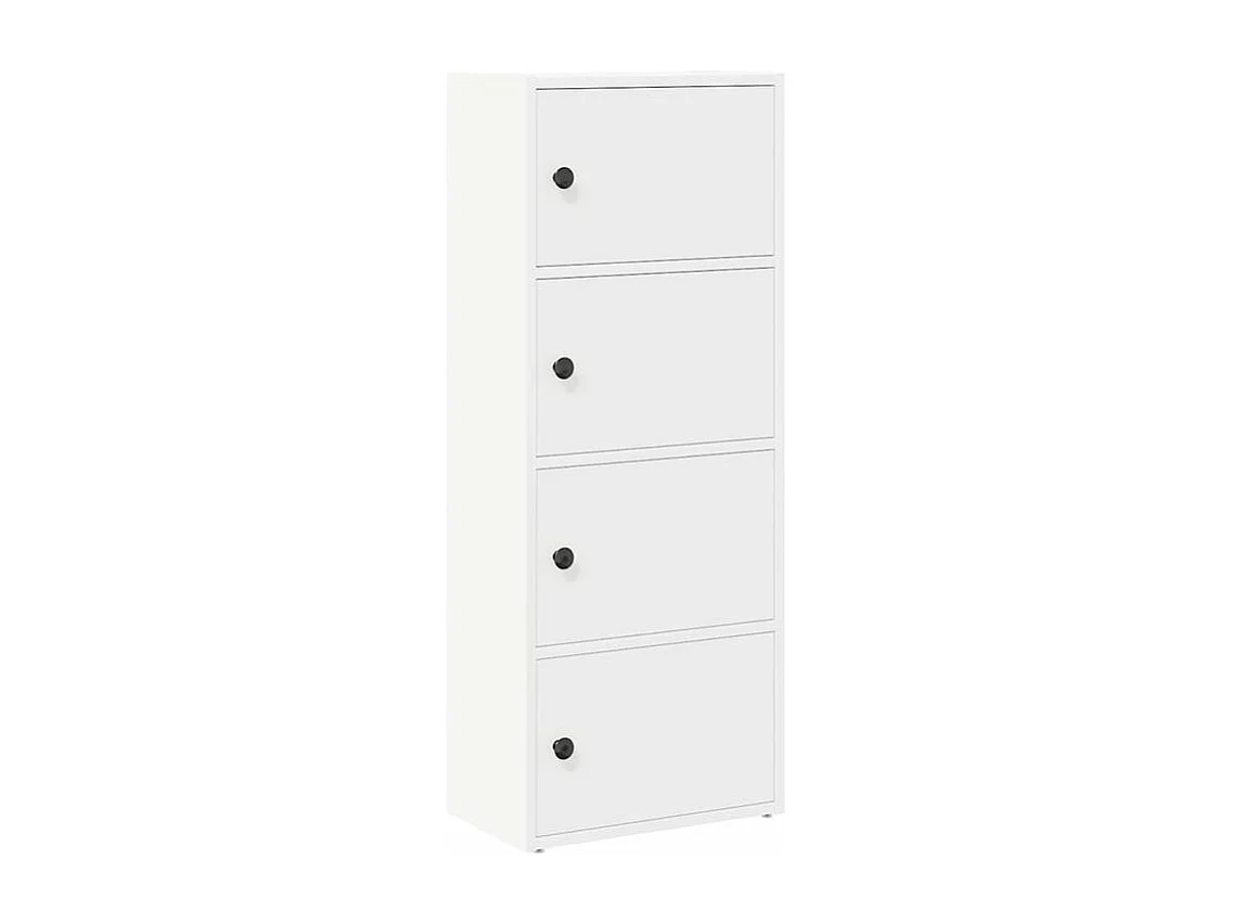 Bibliothèque blanc 40x24x102 bois d'ingénierie