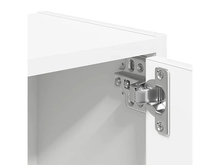 Bibliothèque blanc 40x24x102 bois d'ingénierie